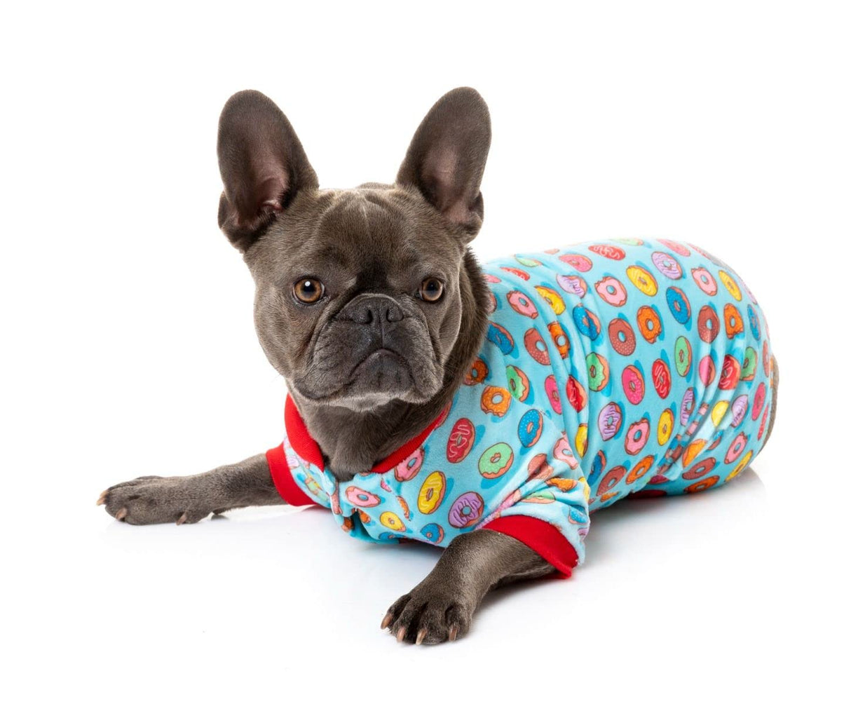 FuzzYard You Drive Me Glazy Donut Dog Pajamas (Size 2)
