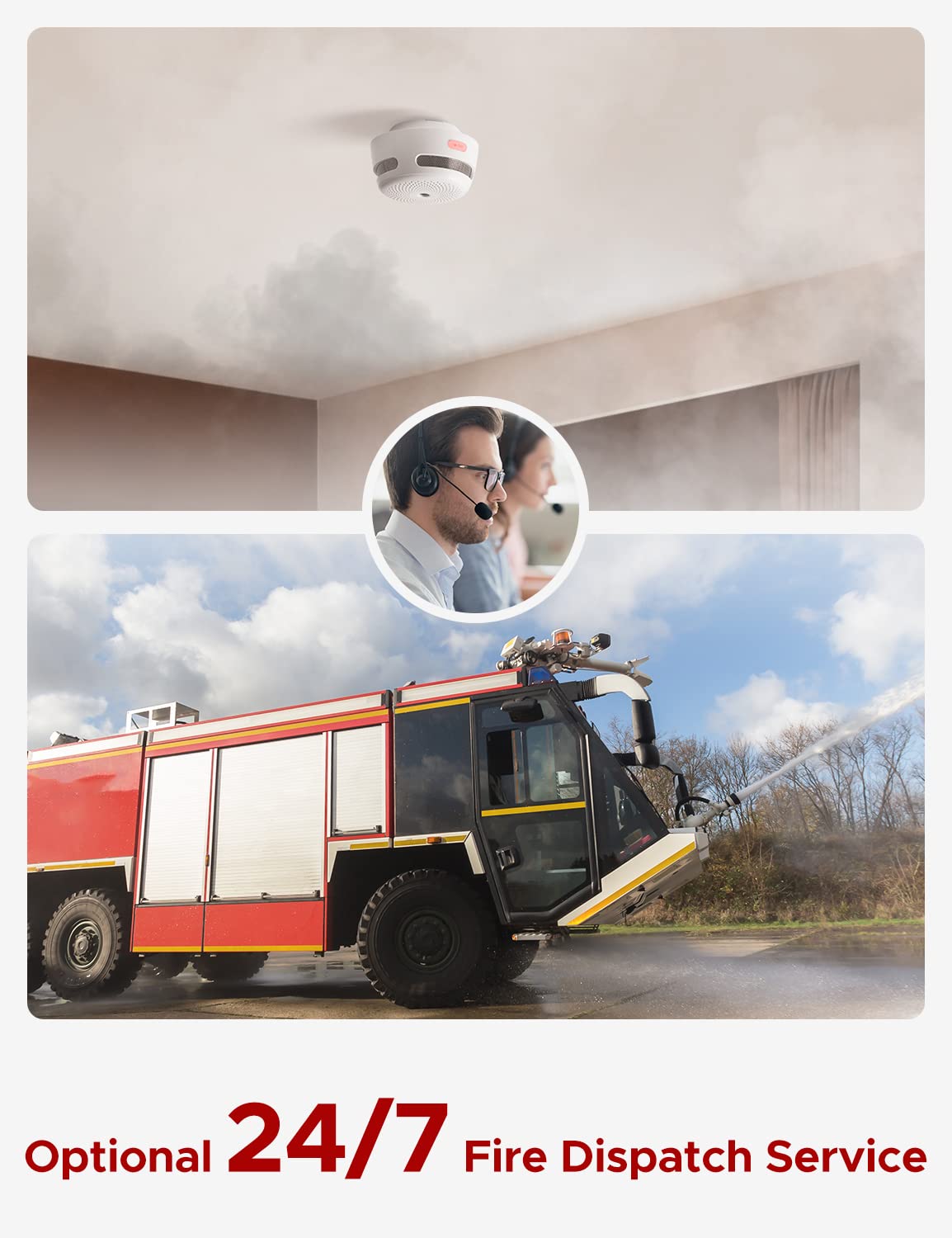 X-Sense Smart Smoke Detector XS01-M, Wi-Fi Smoke Alarm, an Accessory for FS31 Smoke Alarm Kit, Wireless Interconnected Mini Smoke Detector Fire Alarm, Model XS01-M, Single Pack