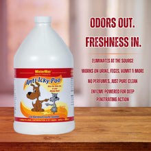 Load image into Gallery viewer, Mister Max Anti Icky Poo Pet Urine Enzyme Cleaner & Feces Odor Remover, Enzymatic Cleaner for Dog & Cat Urine, Pet Odor Remover Spray, 1 Gallon (Original Scent)