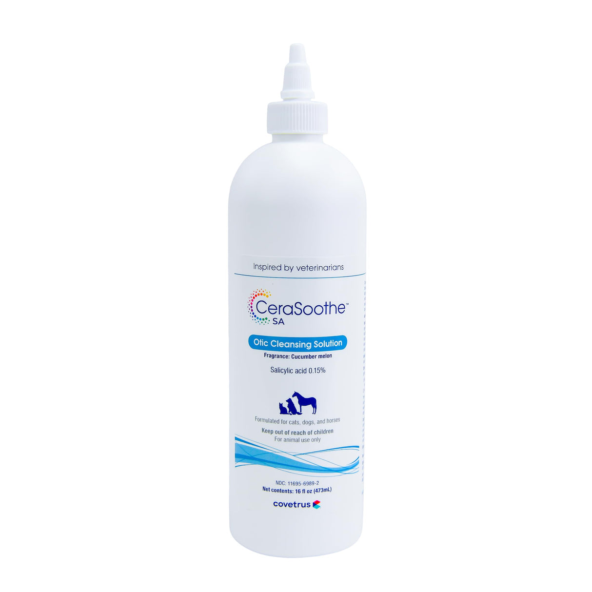 Covetrus CeraSootheยฎ SA Otic Cleansing Solution 16oz