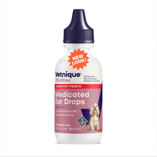 Load image into Gallery viewer, Vetnique Oticbliss Cat & Dog Ear Infection Treatment/Dog Ear Allergy Relief Drops, MicroSilver Yeast Infection Treatment for Dogs, Hydrocortisone for Itching, Redness Swelling (Ear Infection)