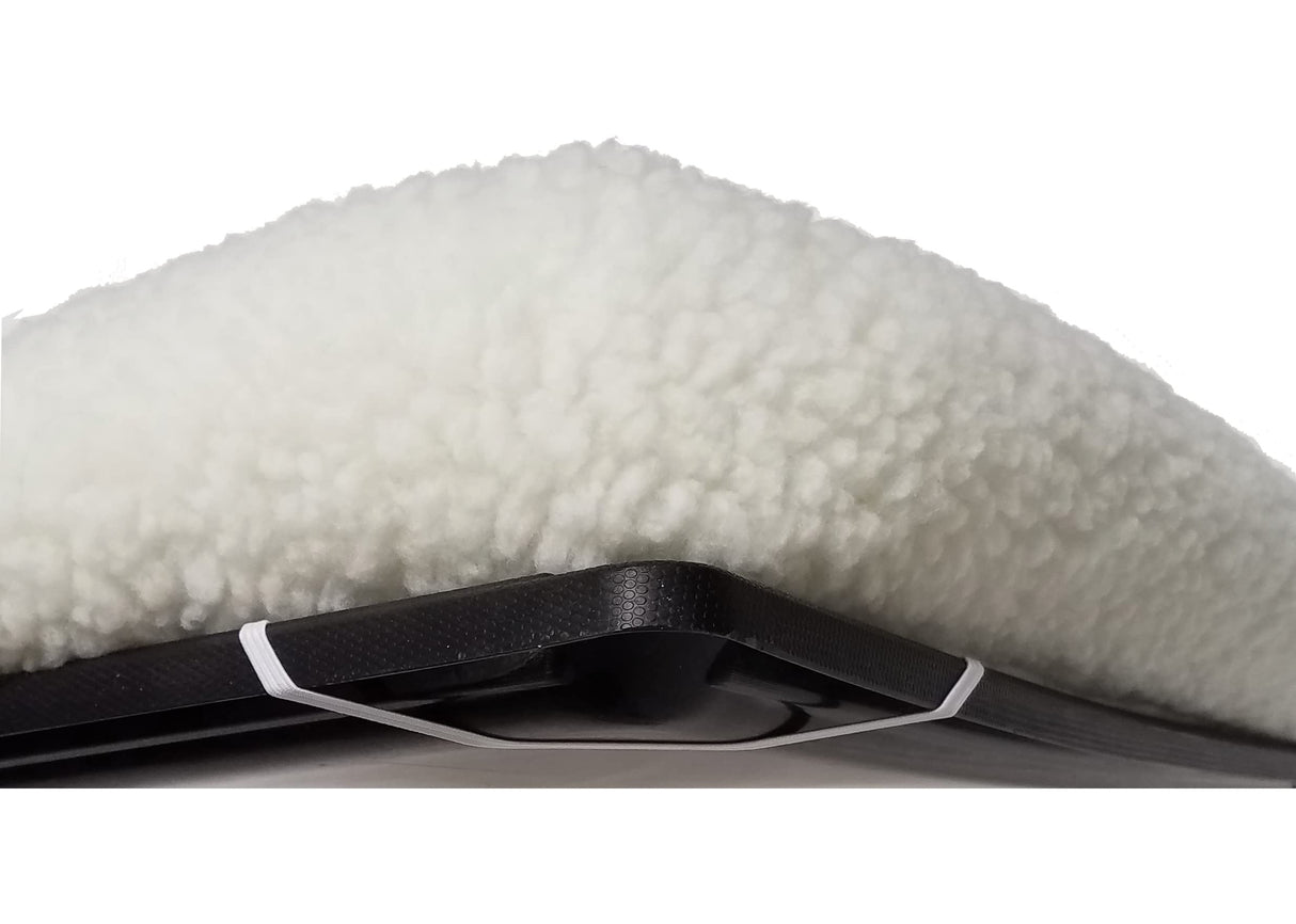 MidWest Homes for Pets QuietTime XXS Dog Bed – White Fleece Bolster, Ultra-Soft and Machine Washable, Fits 18-Inch Crates and Carriers, for Small Dogs and Cats