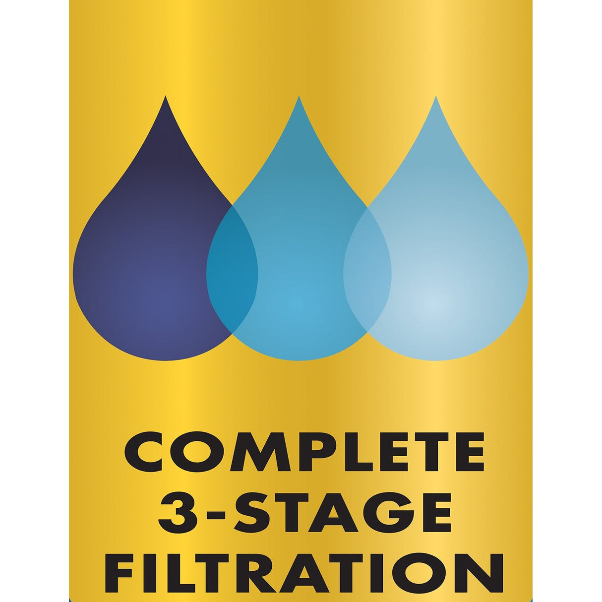 Aqua-Tech EZ-Change Replacement Filter Cartridges for Clear Aquarium Water, 5-15 Power Filters,Blue