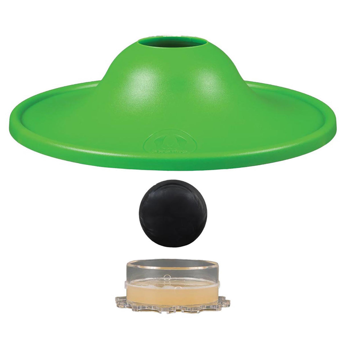 Stashios: Soothing Saucer - Dogs Slow-Licking Device, Rolling Ball Dispenses Liquid, Pet Calming Activity, Fill W/Liquid Treats-Broth-Soothing Sauce