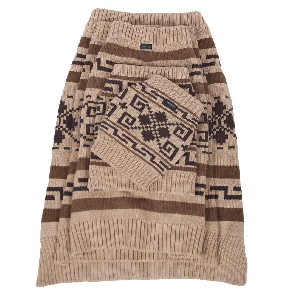 PENDLETON Westerley Knitted Dog Sweater – Size Small (10"–14"), Cozy Pullover in Iconic Westerley Pattern, Warm Stylish Knit for Fall & Winter, Big Le-BARK-ski Collection