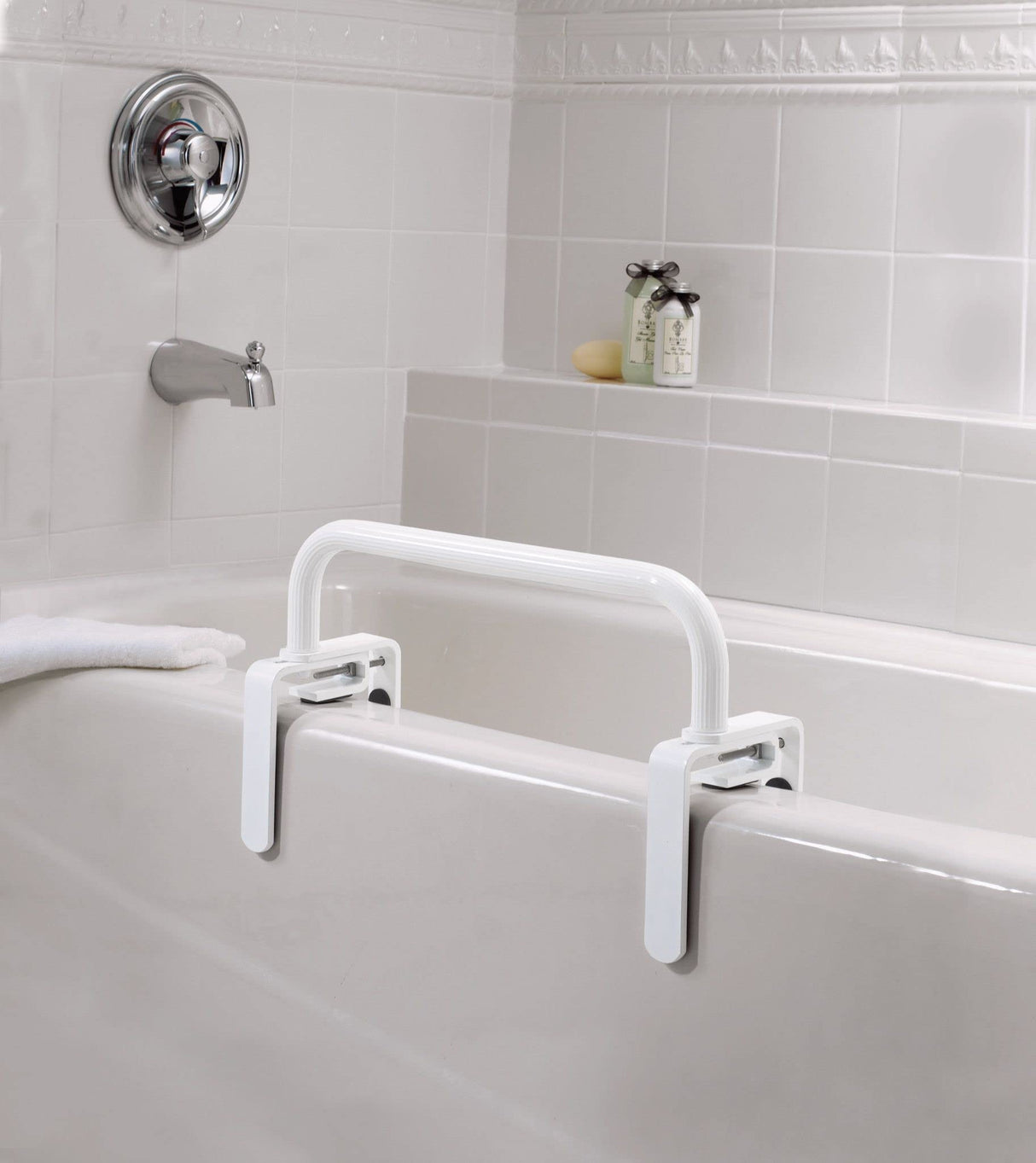 Moen DN7010 Home Care Tub Safety Bar, Glacier