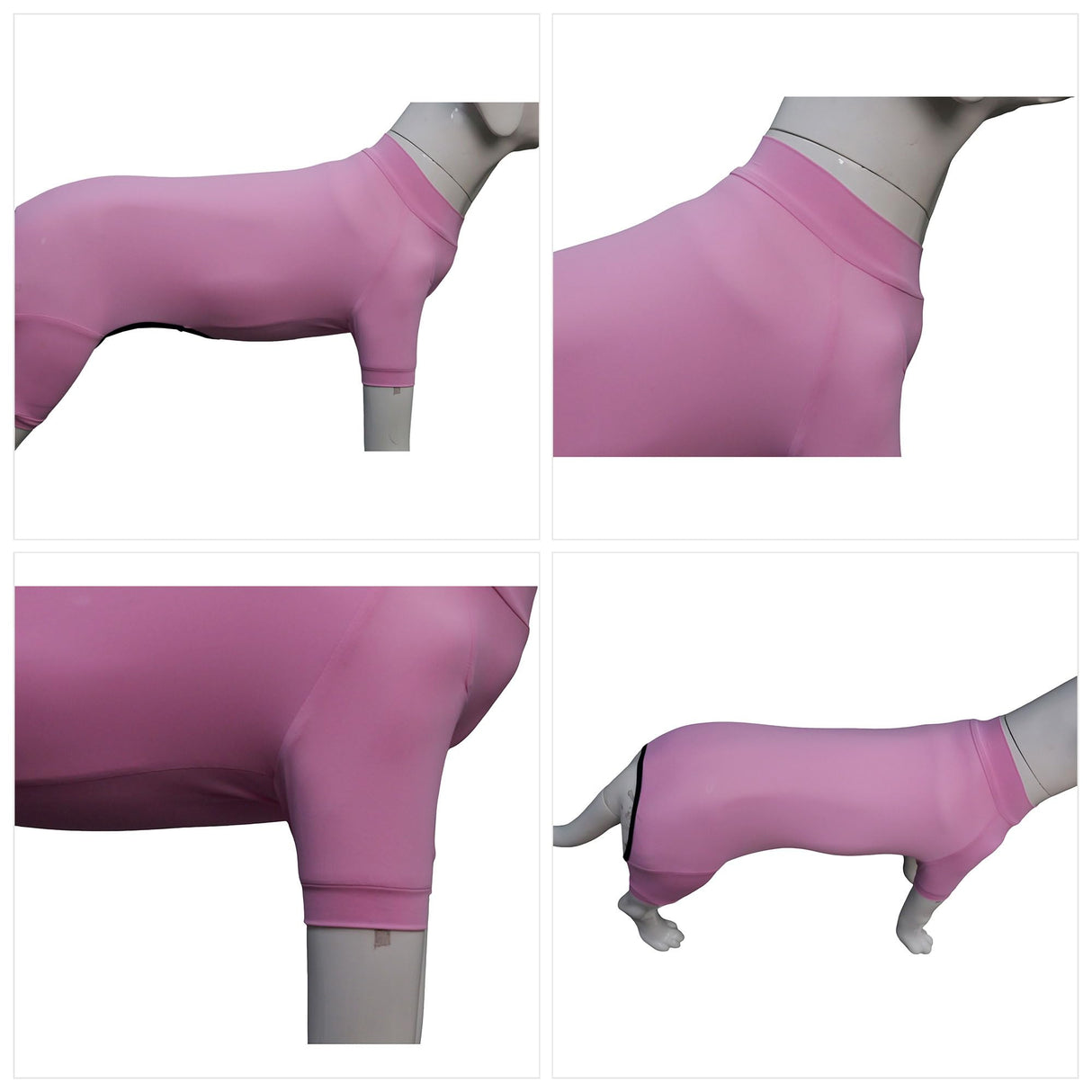 LoveLongLong Dog Jumpsuit with UV Protection and Quick-Dry Fabric for Spring Summer Pet Pajamas Pink XL