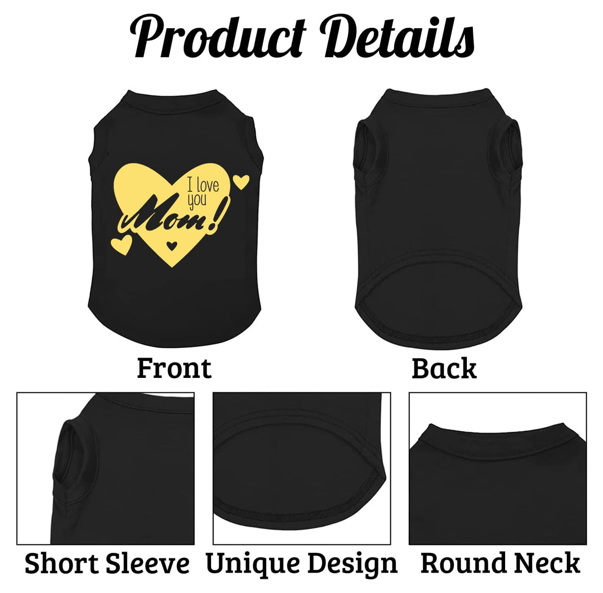 Custom Dog Shirt, Personalized Summer Breathable Pullover Pet Outfit With Name/Text/Photo/Logo for Dogs Puppy Cats Kitten