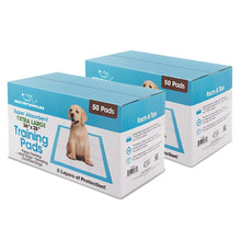 Load image into Gallery viewer, Best Pet Supplies XL Puppy Pads 100 Count - Super Absorbent Dog Training Pads, Quick-Dry, Odor Control, Disposable Pee Pads, Leak-Proof Wee Wee Pads for Indoor Dogs – Baby Blue XL, 100 Pack
