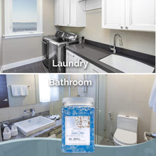 Load image into Gallery viewer, SMELLS BEGONE 48 oz Odor Eliminator Gel Refill - Air Freshener - Absorbs & Eliminates Odors in Bathrooms, Basements, Cars, Boats, RVs & Pet Areas - Made with Essential Oils - Fresh Cotton Scent