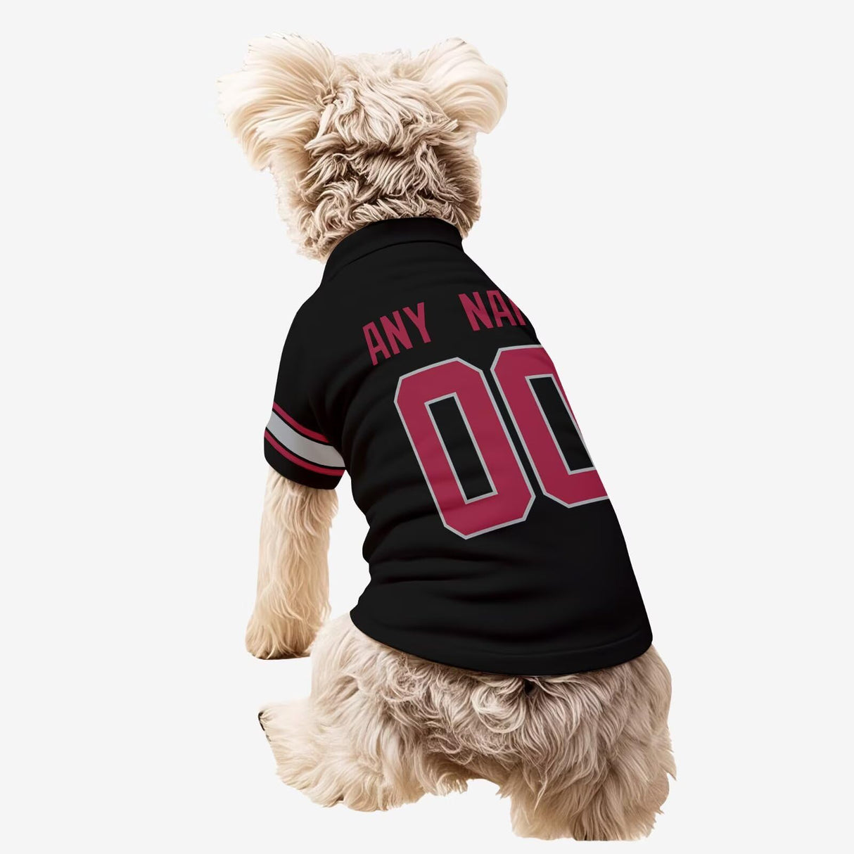 ANTKING Arizona Dog T-Shirt Jersey Style Pet Clothes Personalized Custom Name and Number Gifts