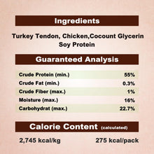 Load image into Gallery viewer, A Freschi srl Turkey Tendons for Dogs, Healthy Dog Treats, Rawhide-Free Puppy Chews, All Natural, Hypoallergenic Dog Treats, USA-Sourced Dog Snack, Dog Biscuit, Braided Sticks, 3.5 oz Pack