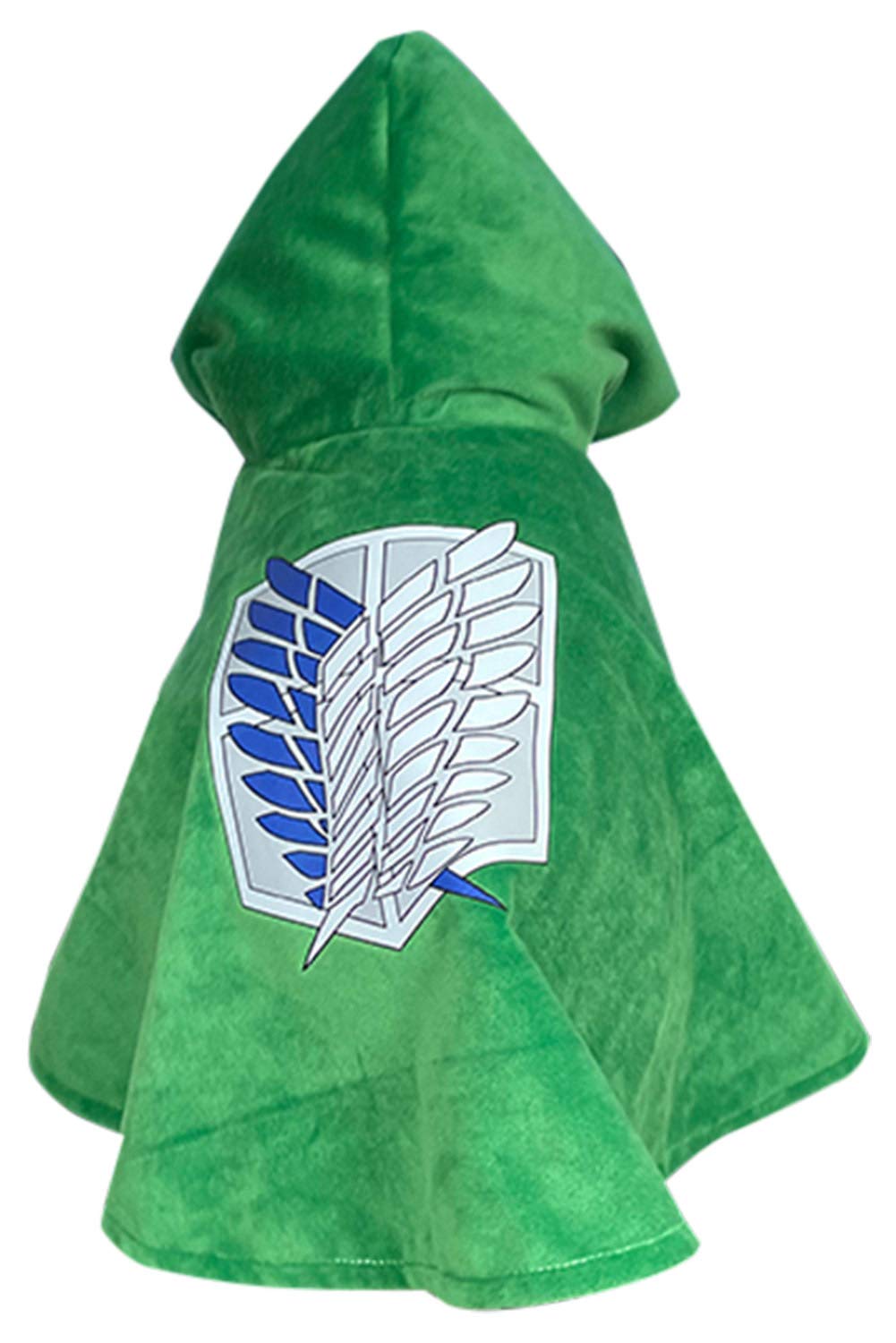 Dog Cat Halloween Costumes Pet Robe Cape Hoodie Green Cloak Outfit