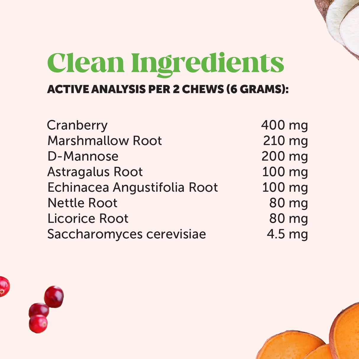 Cranberry Bladder Health for Dogs – Contains Active Ingredients - Cranberry & D-Mannose to Help Support Dog Urinary Tract Health, Dog Bladder Support, & Kidney Support for Dogs (Bacon)