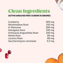 Load image into Gallery viewer, Cranberry Bladder Health for Dogs – Contains Active Ingredients - Cranberry & D-Mannose to Help Support Dog Urinary Tract Health, Dog Bladder Support, & Kidney Support for Dogs (Bacon)