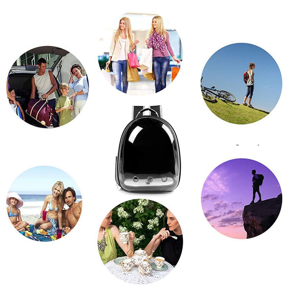 Animal Carrier Backpacks,Transparent Space Capsule Bubble Pet Backpack Bag for Small Dogs Cats Airline Approved Travel Carrier