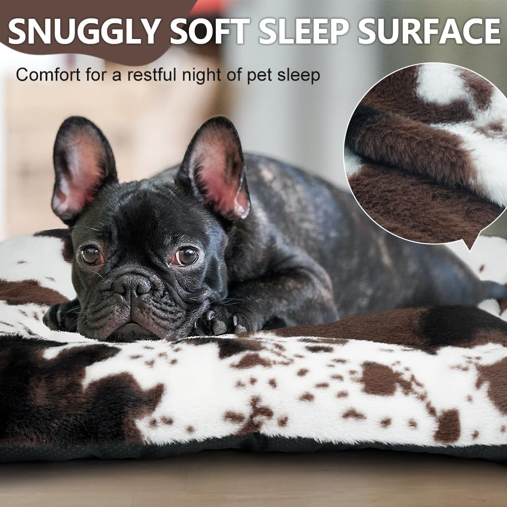 ULIGOTA Crate Pad Soft Dog Bed Mat - Anti Slip Kennel Pad for Large Dogs