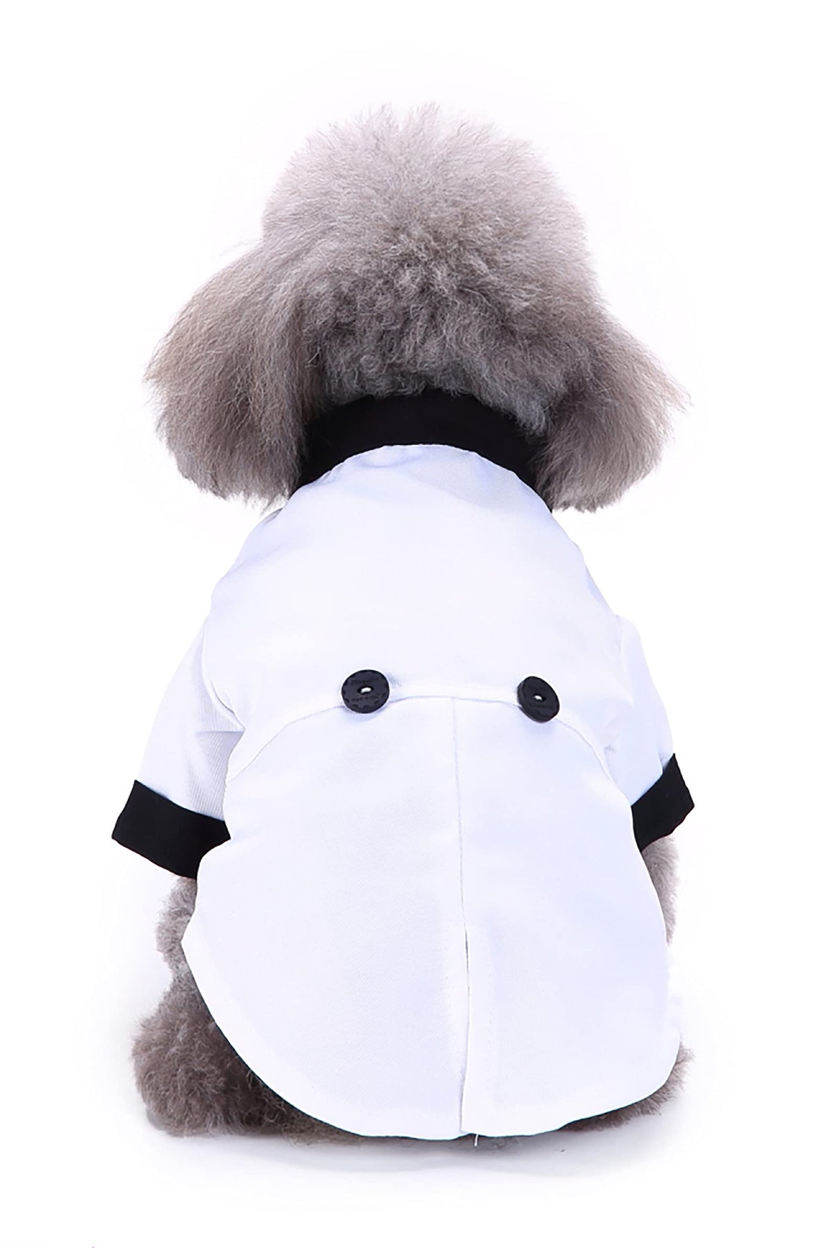 Black, White, Blue Dog Shirts for Wedding, Puppy Tuxedo, Dog Formal Wear, Doggie Tux, Suit and Tie Costume White Small