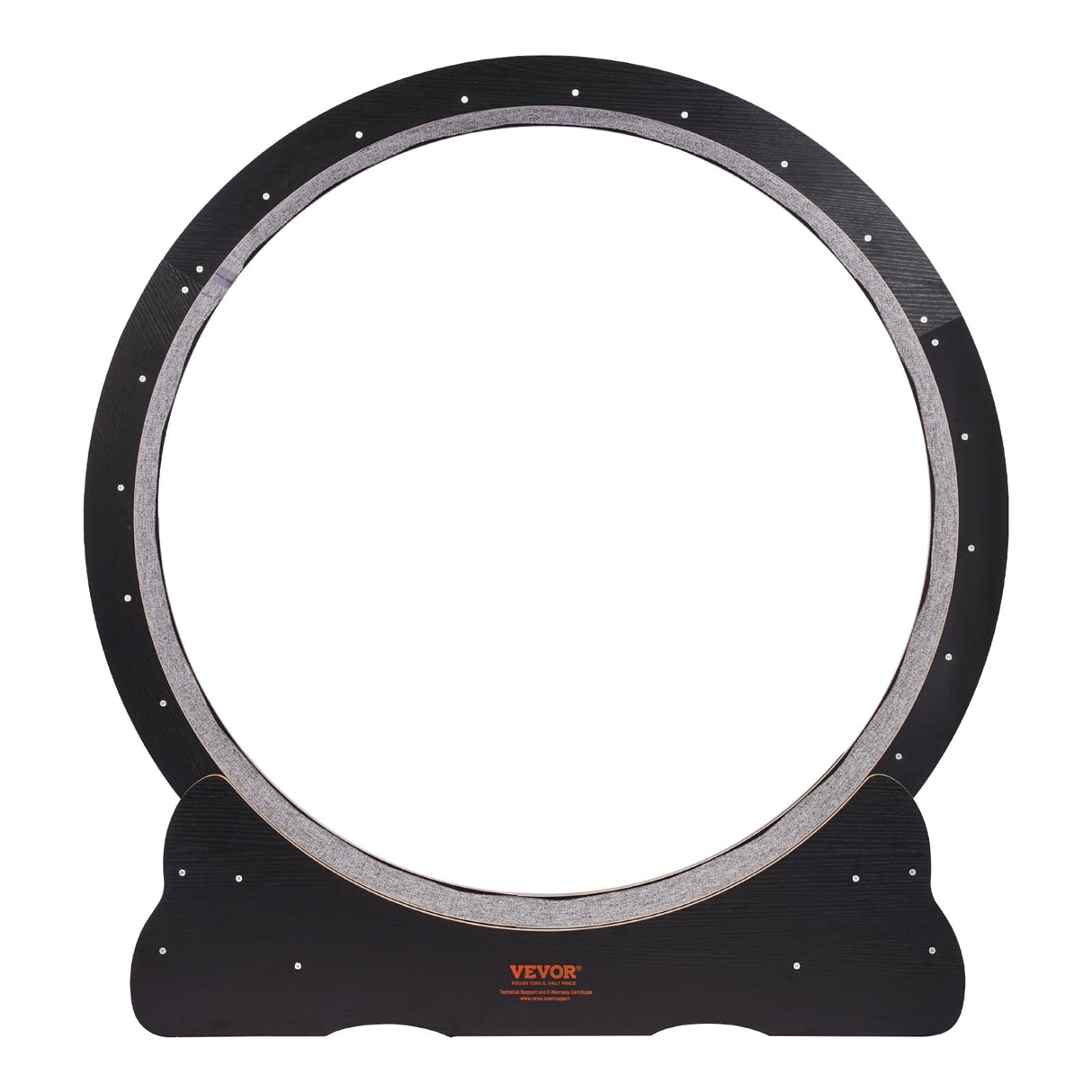 VEVOR Cat Exercise Wheel, 43.3" Large Cat Treadmill for Indoor Pets, Running Wheel with Detachable Carpet & Cats Teaser Toy for Running/Walking/Training, Suitable for Most Cats Black