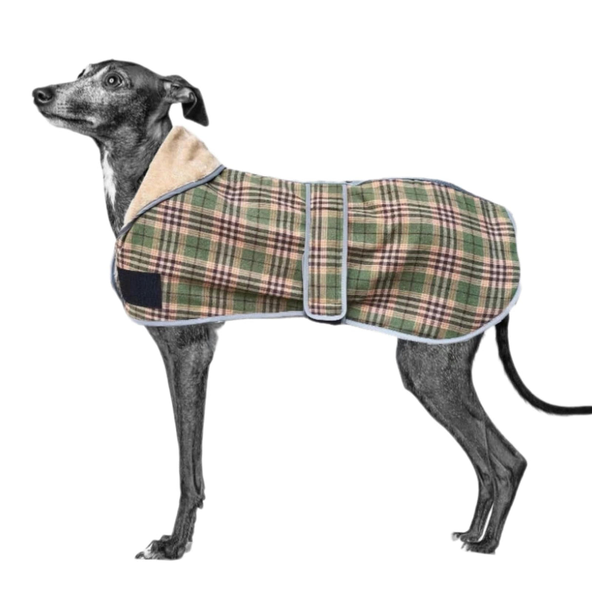 UOSIA Greyhound Coats - Autumn Winter Dog Jacket Adjustable Thin and Warm Fleece Coat for Whippet Dogs Cozy Lightweight Winter Dog Clothes for Italian Greyhound M