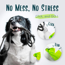 Load image into Gallery viewer, moonygreen Certified Compostable Dog Poop Bag Rolls, Landfill friendly Doggie Poop Bags, Vegetable-Based, ASTM D6400, Unscented, Extra Thick, Leak Proof, Size 9 x 13 Inches, Refills 240 Counts