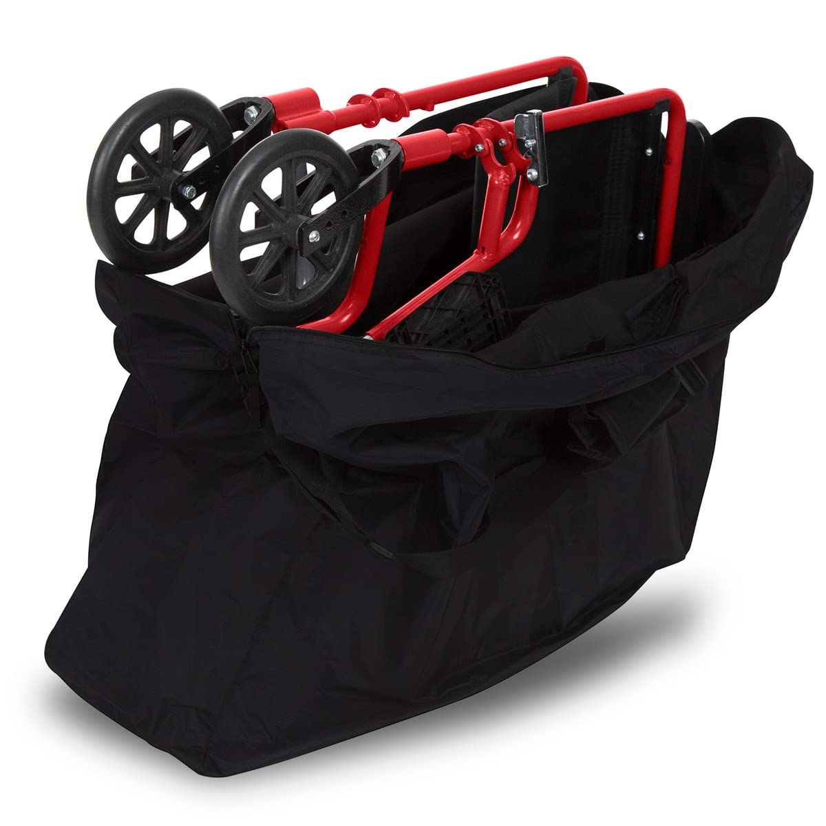 Vive XL Carry & Travel Bag for Rollator Walkers & Transport Chairs - Cover Carrier Accessory for Car Travel, Storage, Seniors - Accessories - Waterproof with Padded Straps