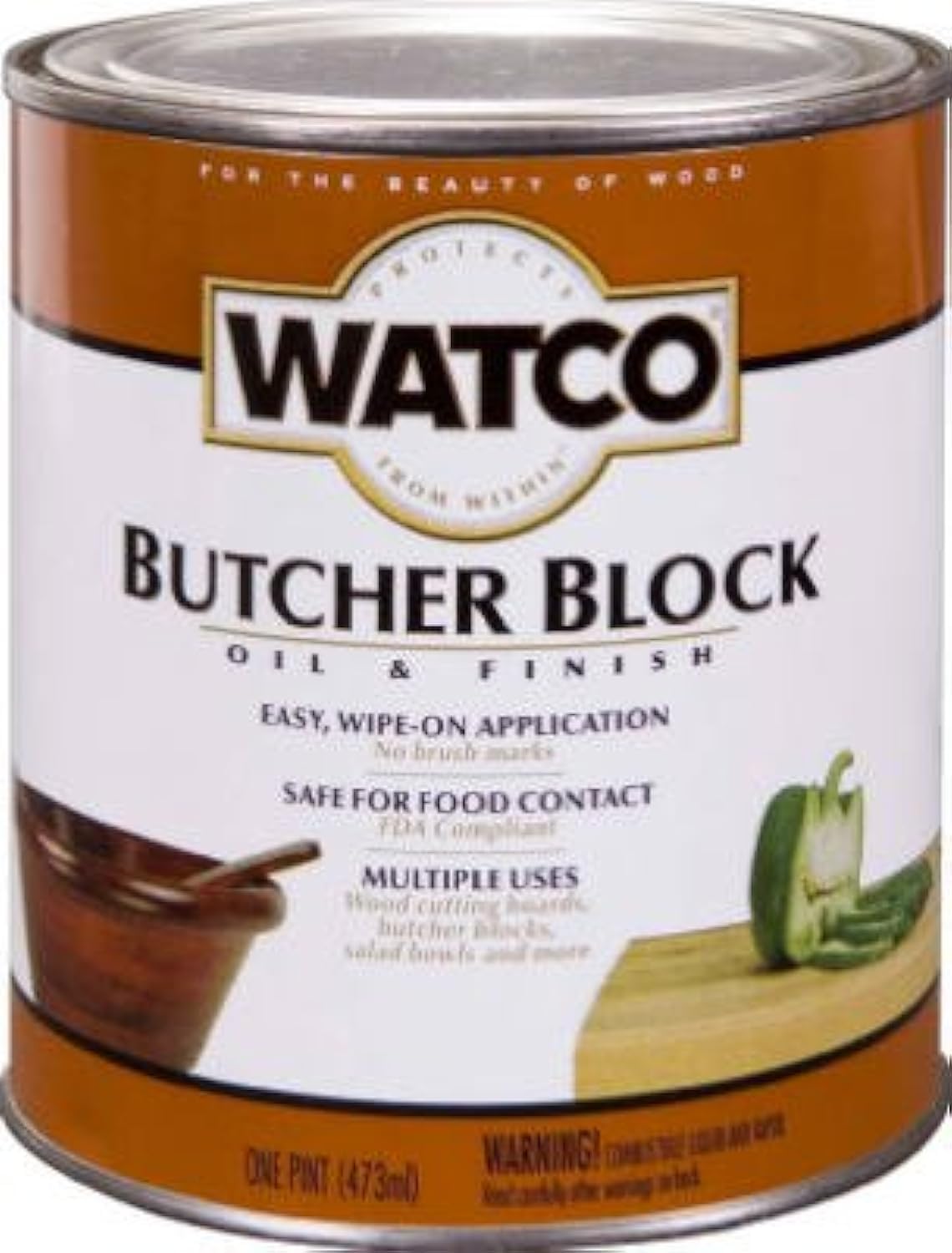 Rust-Oleum Corporation Watco 241758 Butcher Block Oil & Finish, Clear