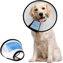 Load image into Gallery viewer, Supet Dog Cone Collar Adjustable After Surgery, Comfortable Pet Recovery Collar & Cone for Large Medium Small Dogs, Elizabethan Dog Neck Collar Plastic Practical