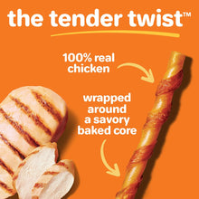 Load image into Gallery viewer, Hartz Oinkies Tender Twists with Real Chicken Breast Rawhide-Free Dog Treats, Highly Digestible Dog Chews, 72 Count