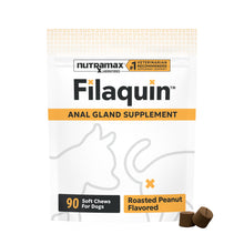 Load image into Gallery viewer, Nutramax Filaquin Anal Gland Supplement for Dogs, from The Same Company as Cosequin & Proviable, with Pre & Postbiotics and Psyllium Husk Fiber to Support Anal Gland Health, 90 Count Soft Chews