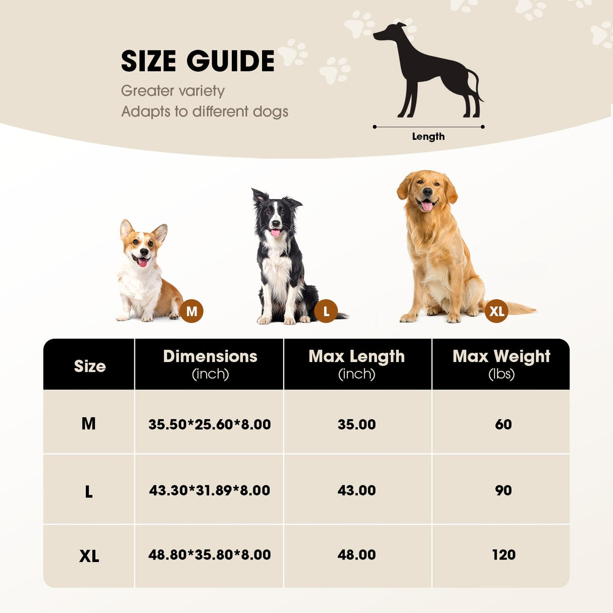 Czpalo Elevated Dog Bed, Raised Outdoor Dog Bed for Large Sized Dogs, Portable Cooling Pet Cot with Breathable & Washable Mesh, Indoor & Outdoor Pet Hammock with Skid-Resistant Feet.