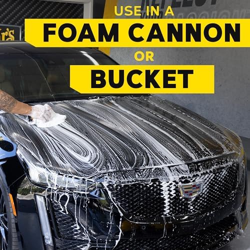 Meguiar's Gold Class Car Wash - Professional Results in Foam Cannon or Bucket - Get a Clean and Glossy Finish That is Safe for All Paint Types - 64 Oz