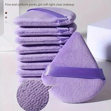 14-Piece All-Purpose Makeup Sponge Puff Set, includes3 Powder Puffs,3 Mini Air Cushion Puffs, 3 BeautyBlenders & 3 Mini Beauty Blenders, Purple