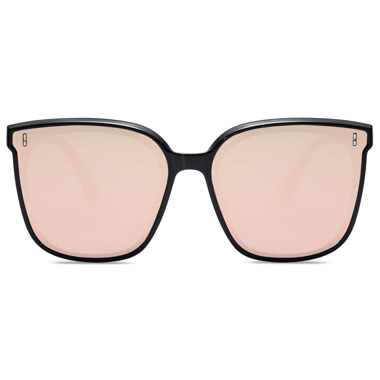 SOJOS Sunglasses for Women Men Vintage Style Shades SJ2157,Black/Pink