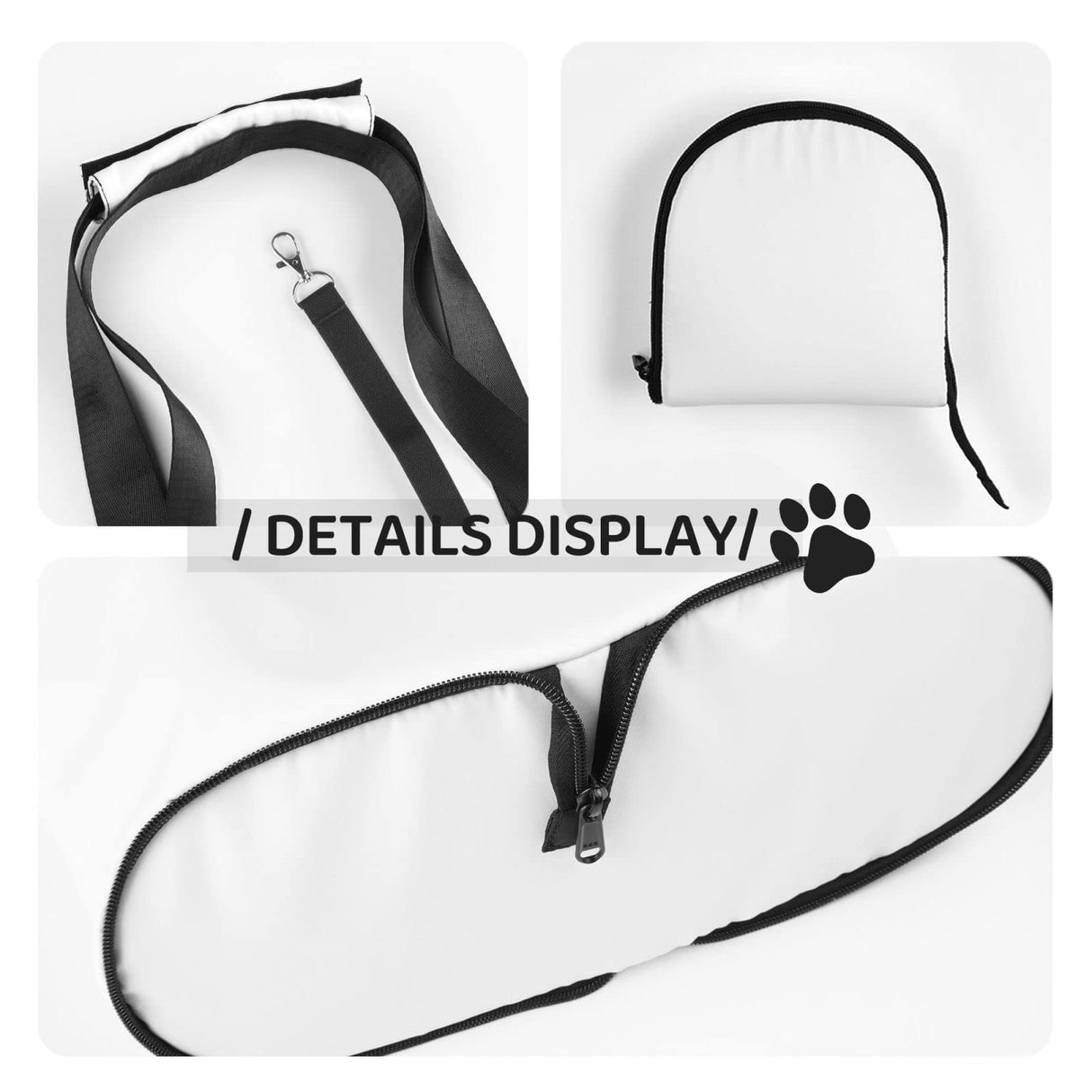 Custom Dog Carrier Purses Personalized Crossbody Puppy Carrying Bag Add Your Pet Photo Name Text Soft-Sided Sling Cat Pouch for Outdoor Hiking Traveling Subway Shopping (Style3)