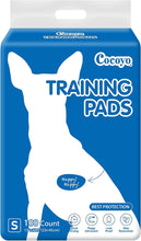 Load image into Gallery viewer, COCOYO Best Value Training Pads 100 Count 13“ by 17.7”| Dog Pee Pads | Super Absorbent Puppy Pads,Blue
