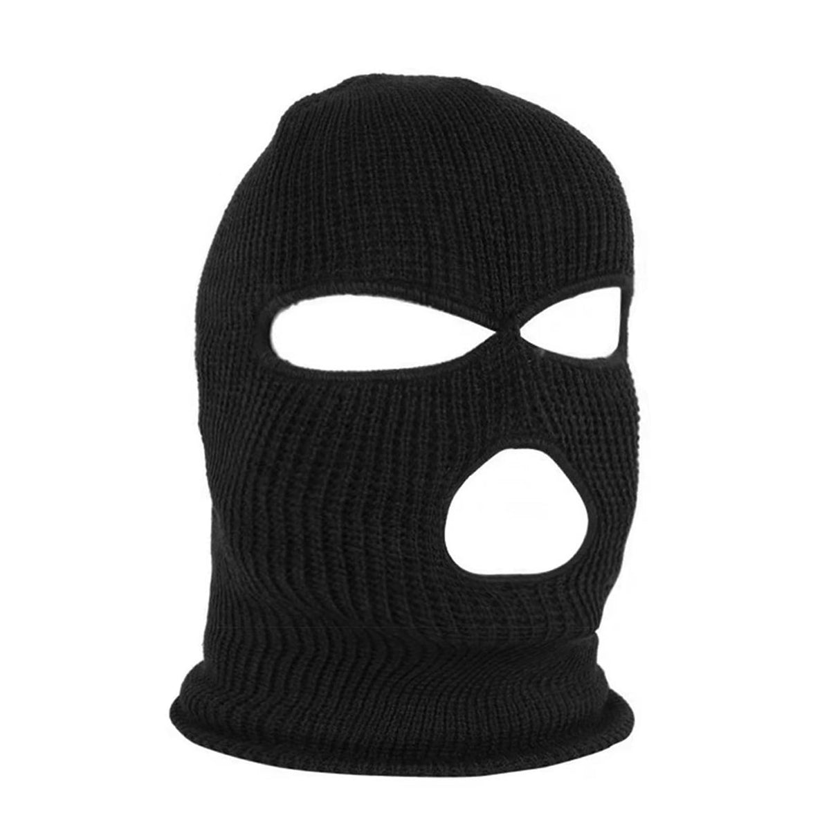 HOWWFALY Dog Halloween Christmas Costume Ear Muffs Noise Protection Knitted Dogs Ears Warm Hats Dog Robbers & Thieves Mask Funny Pet Cosplay for Medium Large Pets(Black Mask)