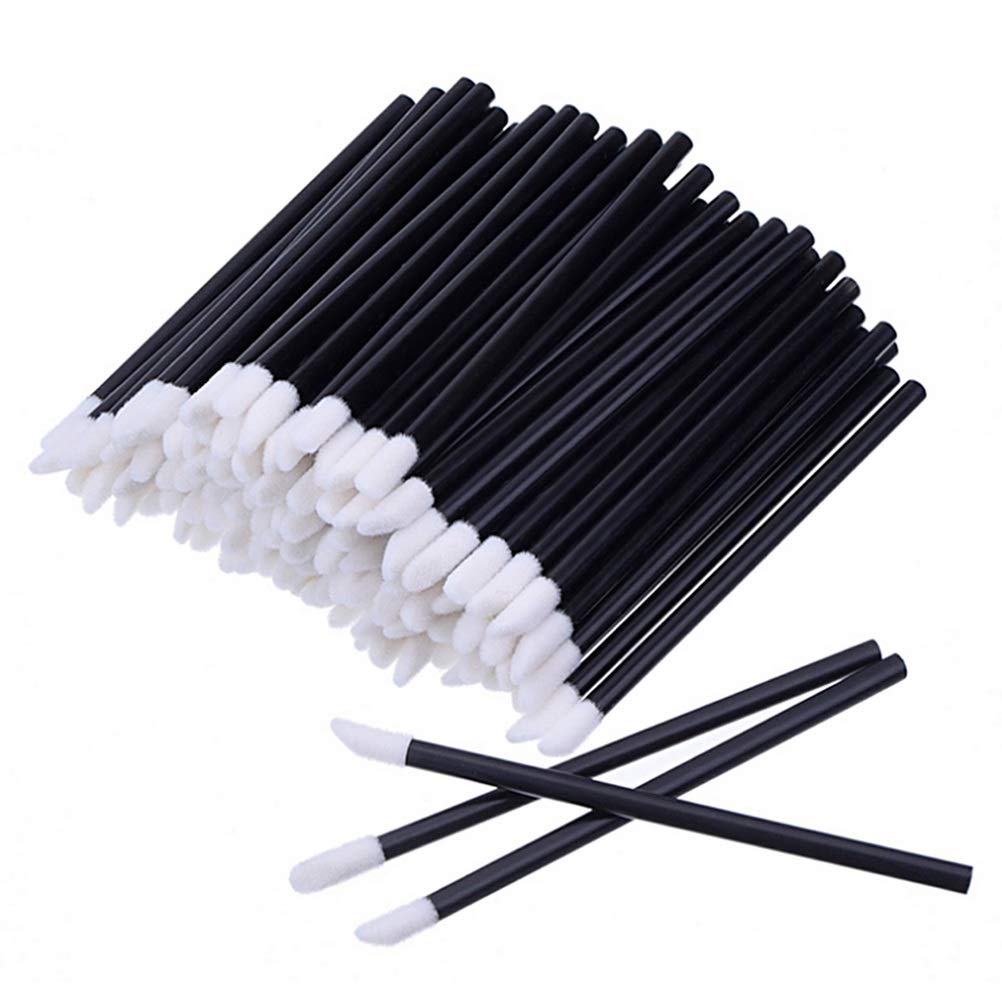 Lip Brushes, 200Pcs/Set Disposable Lip Brushes Make Up Brush Lipstick Lip Gloss Wands Applicator Tool Makeup Beauty Tool Kits