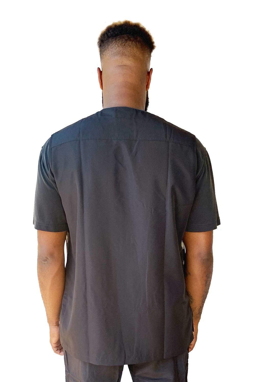 Ladybird Line 815 - Waterproof Men's Terrier Pet Grooming Accent Jacket Ideal for Pet Groomers and Hair Stylists - Solid Back - 4XL