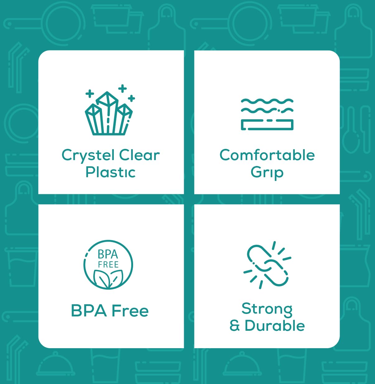 Comfy Package [16 oz. - 100 Count Crystal Clear Plastic Cups With Strawless Sip-Lids, Disposable Iced Coffee Cups with Lids - Ideal for Cold Beverages, and To-Go Drinks