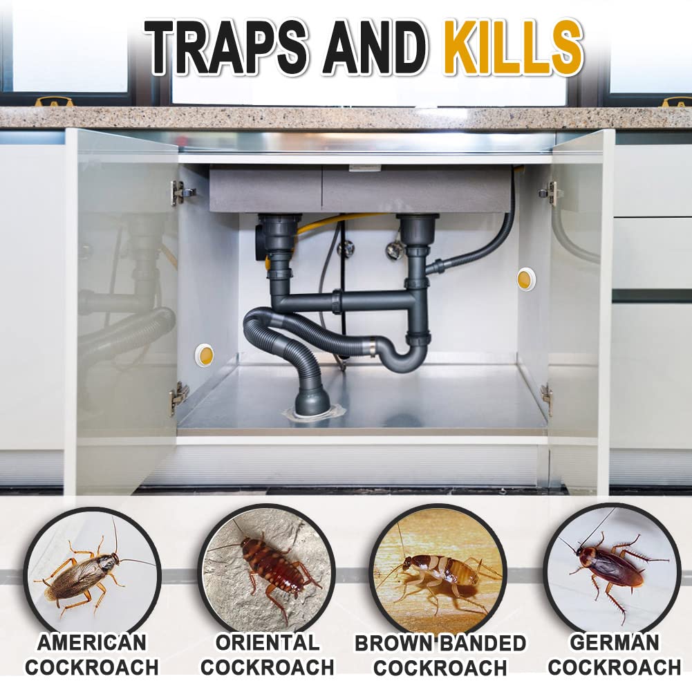 DALIYREPAL Roach Repellent,Cockroach Repellent,Roach Away, Roach Repeller for Indoor/Outdoor Use,Cockroach Deterrent, Roach Control, 8 Count Effectively Roach Control Safe Around Pet & Plant