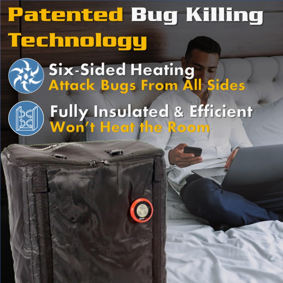 ThermalStrike Ranger Bed Bug Heater, Eliminates Eggs, Used by Professionals and Homeowners, Effective Against Moths, Carpet Beetles and Lice