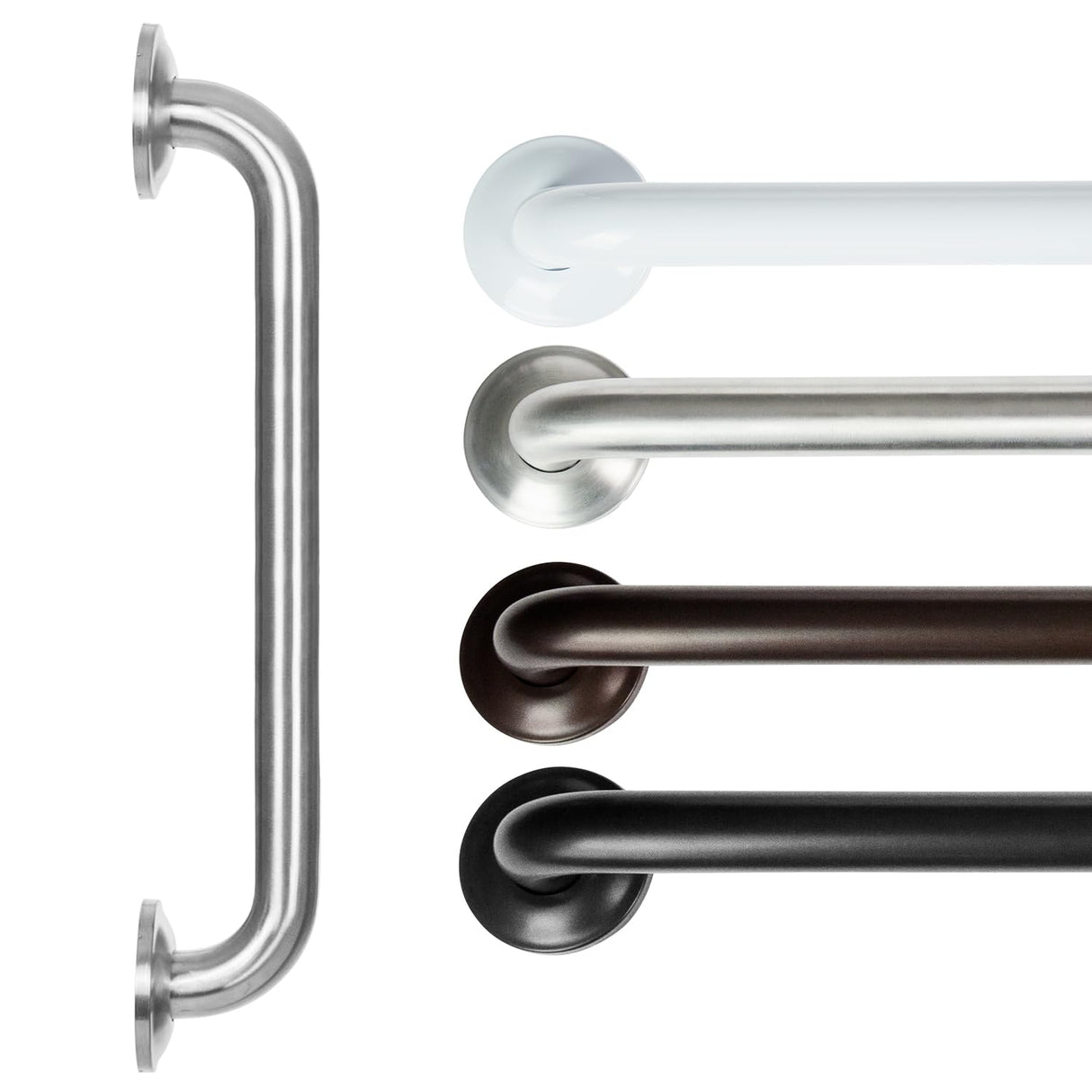 Vive Grab Bar for Bathtubs and Showers - Handicap Bathroom Safety Handrail for Elderly - Wall Senior Rail Handle for Tub, Toilet, Bath