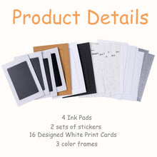 Load image into Gallery viewer, DeerZone Inkless Paw Print Kit,Dog Paw Print Kit,Dog Nose Print Kit,Clean Touch Ink Pads and Imprint Cards,Pet Paw Print Impression Kit for Dogs Cats Footprint Keepsake