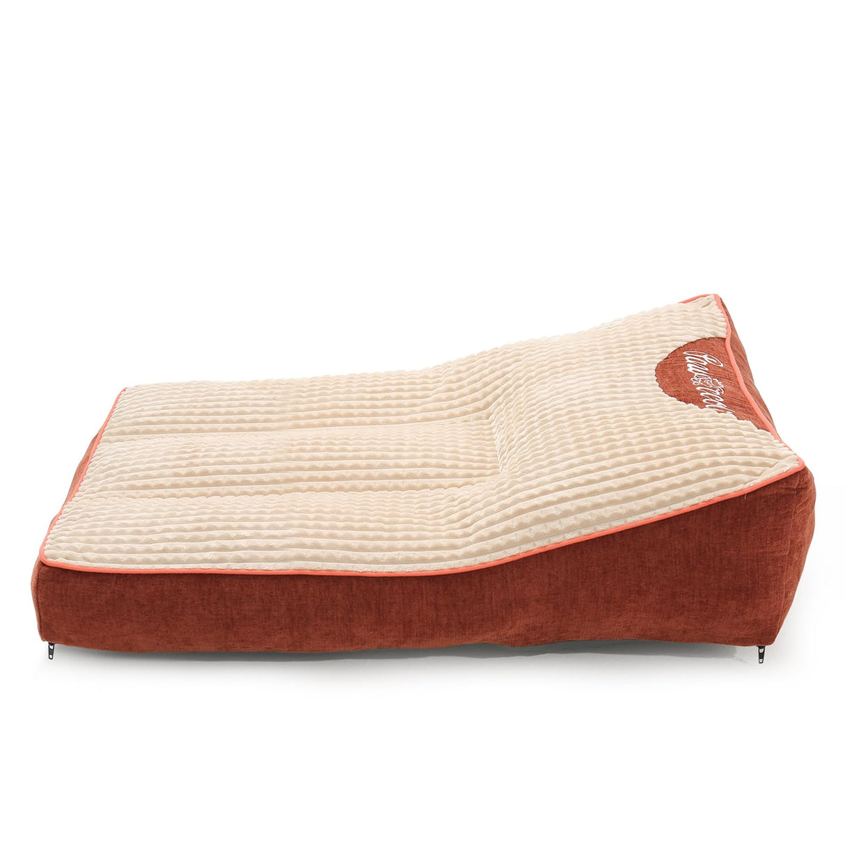 Pawccoli Dog Beds Large Sized Dog - Comfy Flat Pet Beds with Removable Washable Cover, Orthopedic Foam Puppy Mat with Pillow Suitable for Pet Up to 65 lbs(36''×24''×5'')