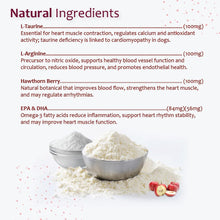 Load image into Gallery viewer, Heart Support Supplement for Dogs-Vet-Formulated, Antioxidant-Rich-L-Taurine, L-Carnitine,EPA,DHA,CoQ10-Aids Circulatory Strength, Cardiovascular Support, Heart Muscle Function-USA Made-60 Soft Chews