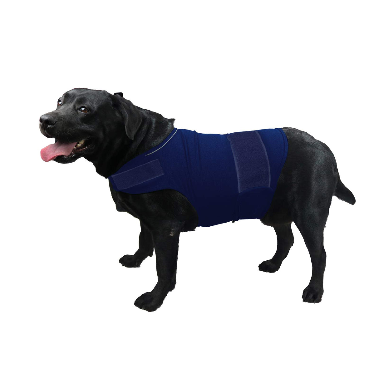 cattamao Comfort Dog Anxiety Relief Coat, Dog Anxiety Calming Vest Wrap for Thunderstorm,Travel,4th of July Fireworks,Vet Visits,Separation Anxiety Relief for Dogs (XL,Navy)