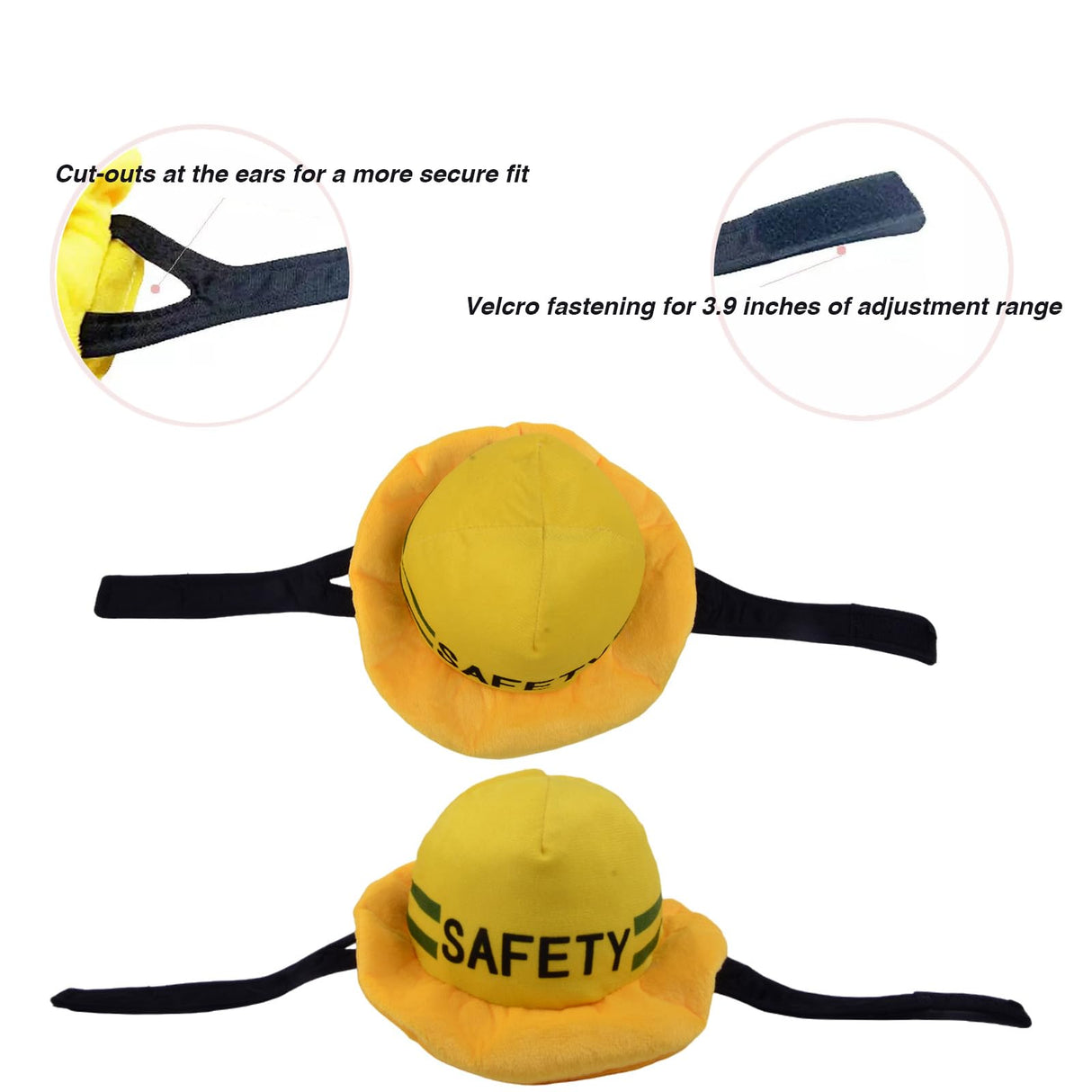Dog Construction Costume for Medium Dog Helmet and Service Dog Vest Cute Outdoor Workers hat for pet Halloween Architect ostume