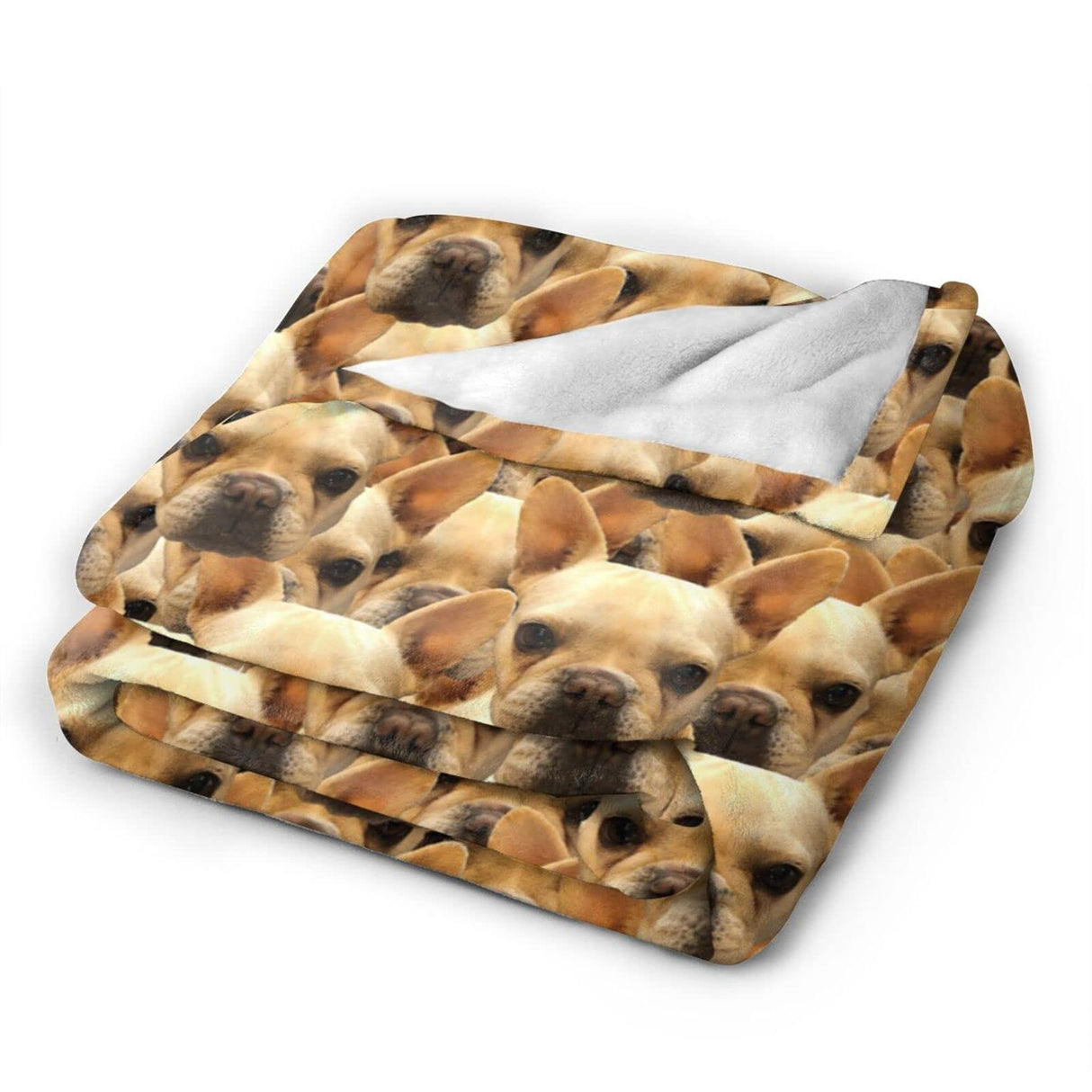 Funnylife Custom Dog Face Blankets 40" x 50" Personalized Pet Photo Blanket for Dog Dad Mom Pet Lover Gifts