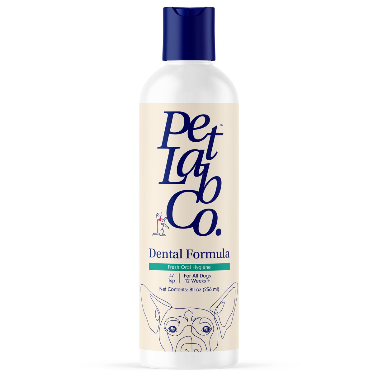 PetLab Co. Cat and Dog Dental Formula, Keep Dog Breath Fresh and Teeth Clean, Supports Gum Health - Water Additive Dental Care Targets Tartar - Packaging May Vary